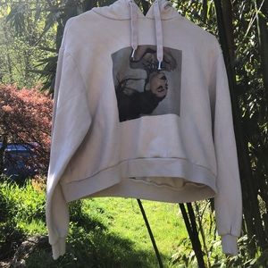 ARIANA GRANDE TAN SWEAT SHIRT (RARE) THANK U NEXT